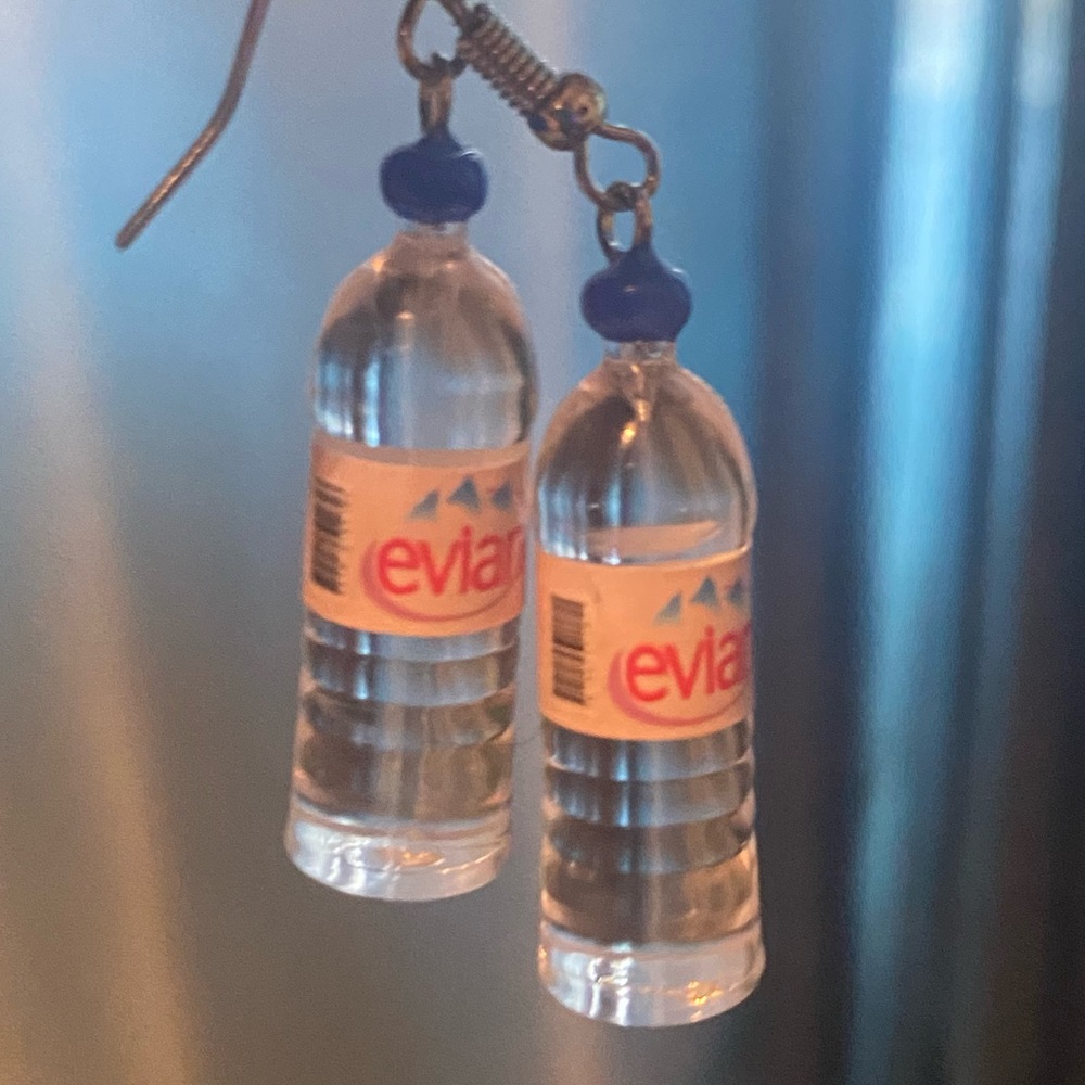 Water bottle earrings